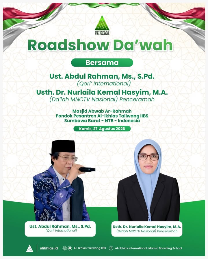 📢 ROADSHOW DA’WAH AL-IKHLAS TALIWANG 🌿✨