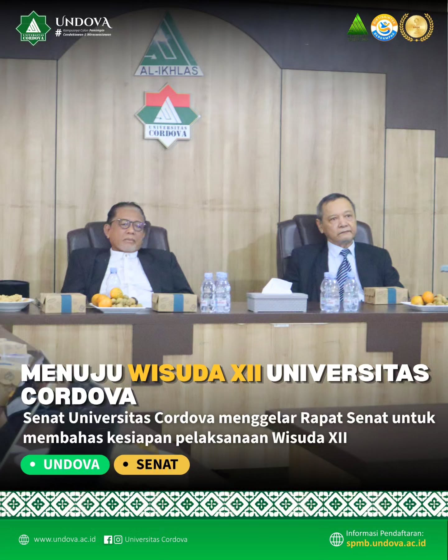 🎓 Menuju Wisuda XII Universitas Cordova!