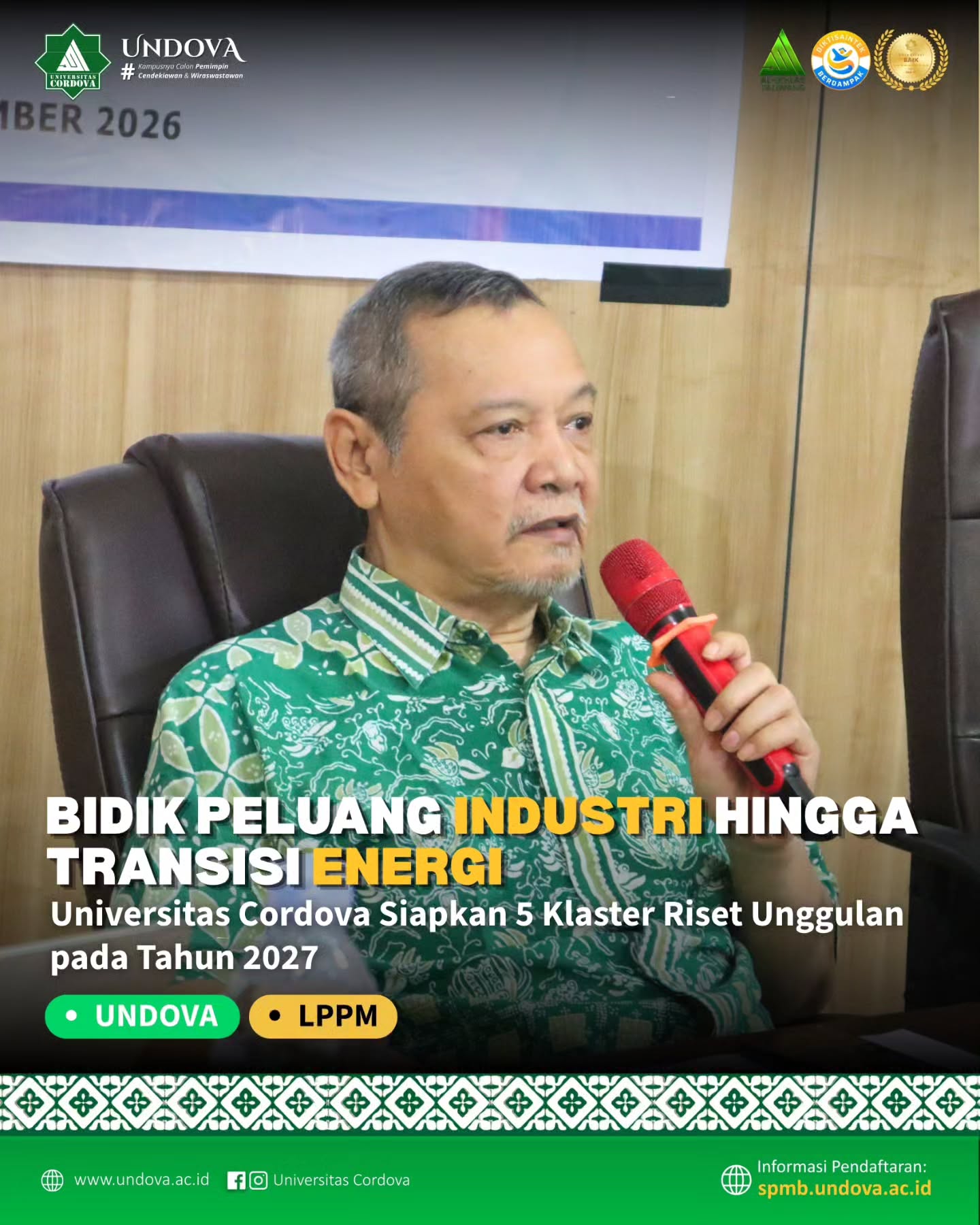 LPPM Universitas Cordova menyelenggarakan Lokakarya Penyusunan Dokumen Rencana Induk, Roadmap, dan Renstra…